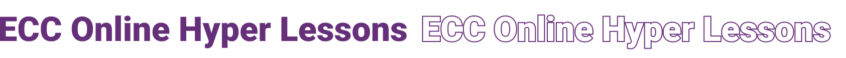 ECC Online Hyper Lessons